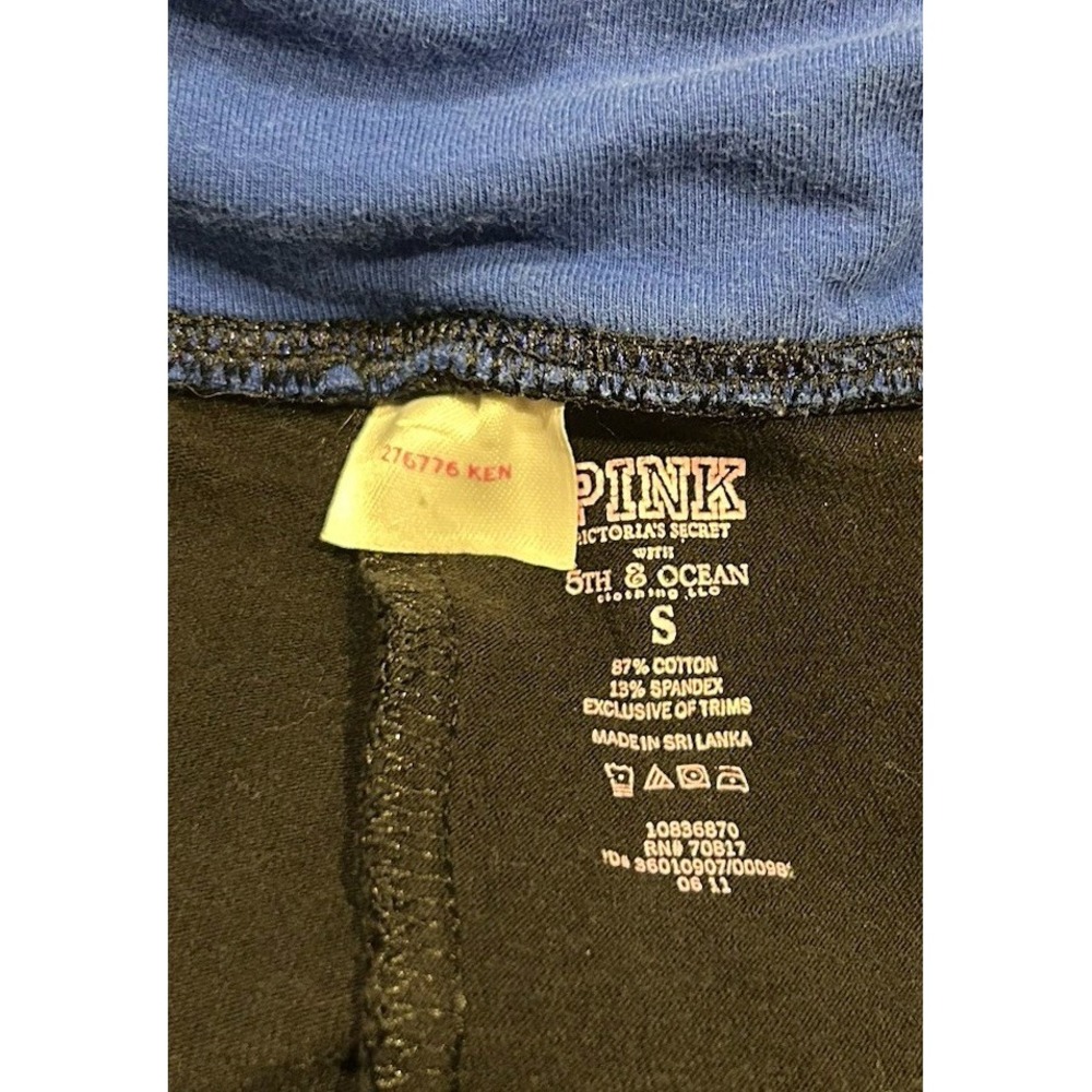 Victoria's Secret Pink Kentucky Wildcats‎ Embellished Foldover Flared Yoga Pants - Picture 4 of 4